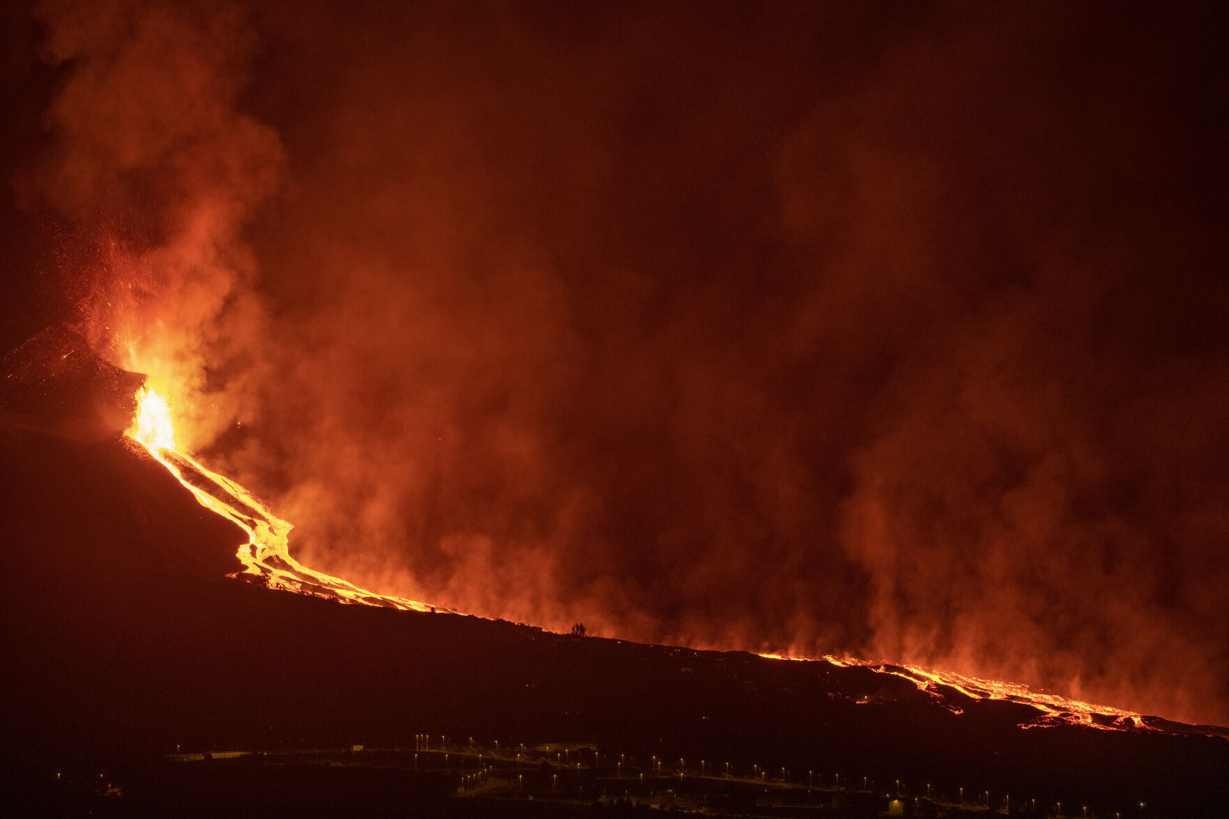 APTOPIX Spain Volcano